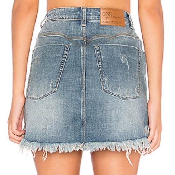 One Teaspoon | Stretch 2020 Mini Skirt - Picture 3 of 4